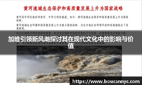 加维引领新风潮探讨其在现代文化中的影响与价值